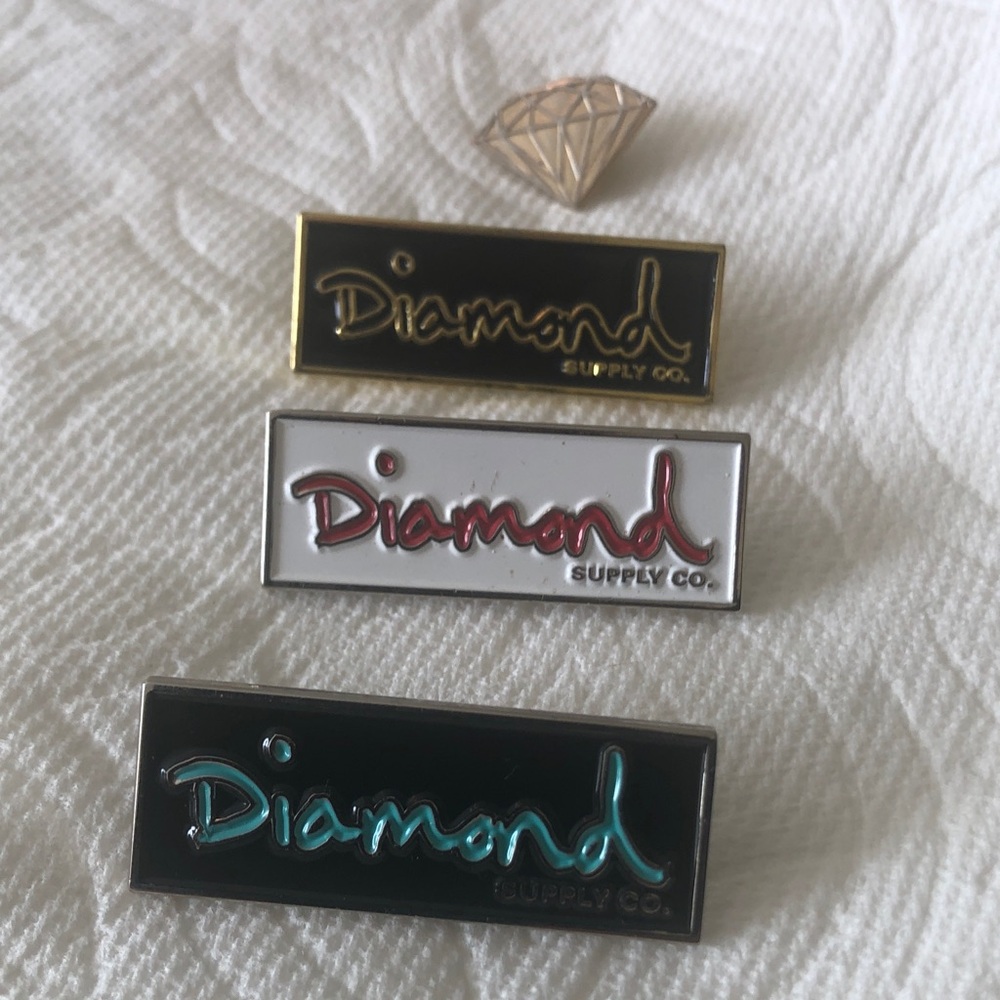 Diamond Supply Co. Logo Enamel Pin Collection